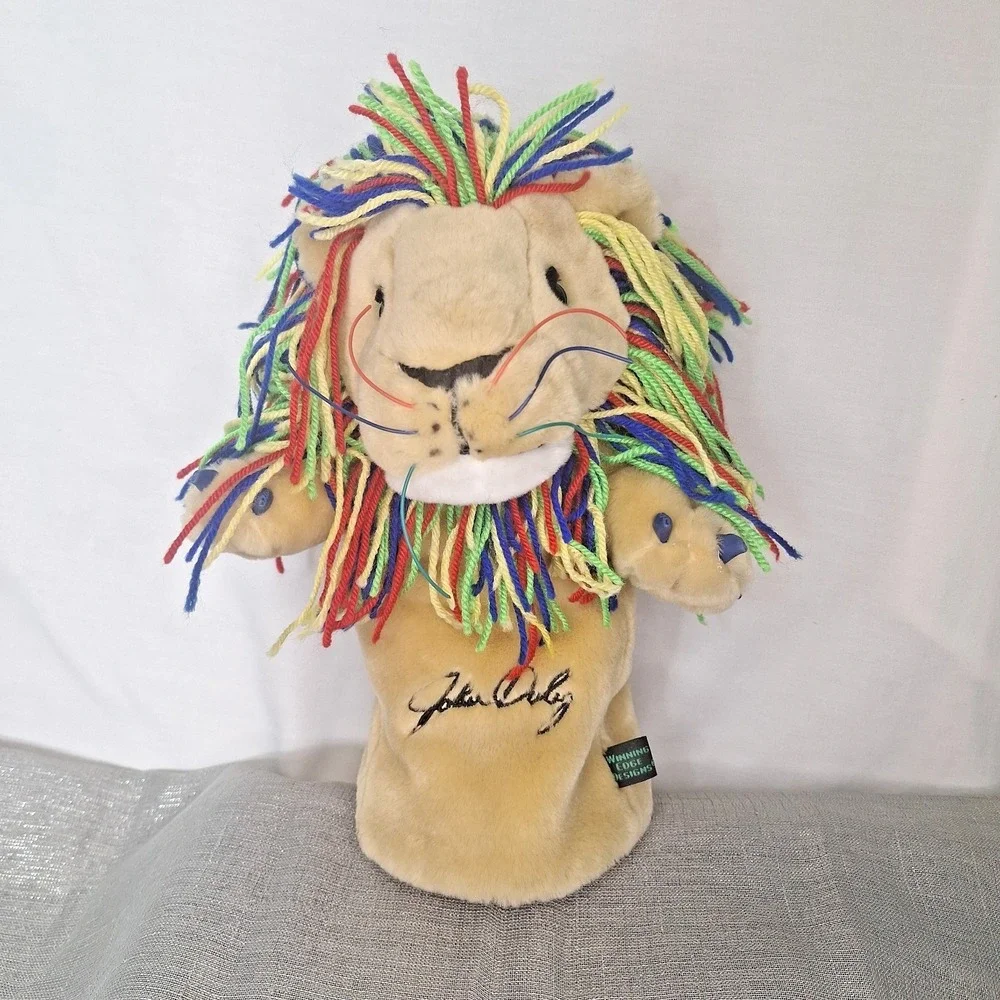 John Daly Winning Edge Designs Plush Lion Golf Club Head Cover 460 CC Drivers